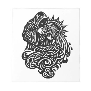 Aquarius — The Water Bearer by BurnsInHell Notepad