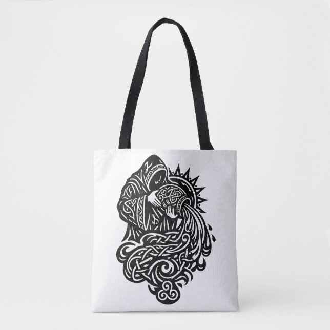 Aquarius — The Water Bearer by BurnsInHell Tote Bag (Front)
