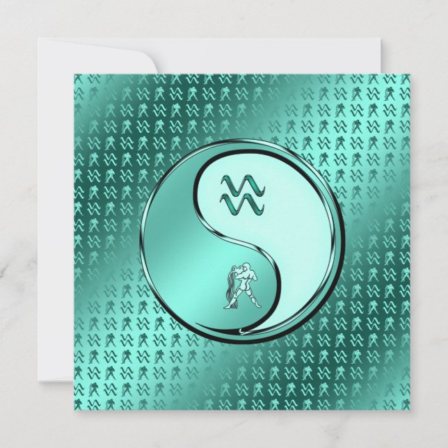 Aquarius the Water Bearer Card (Front)