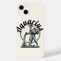 Aquarius the Water Bearer Vintage Zodiac