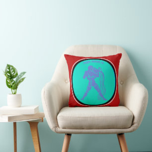 Aquarius Throw Pillow