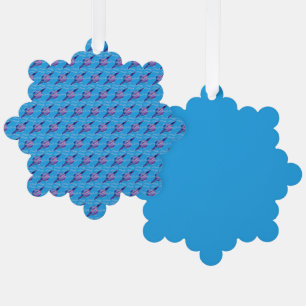 Aquarius Tree Decoration Card