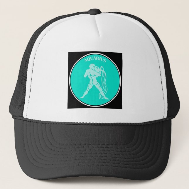 Aquarius Trucker Hat (Front)