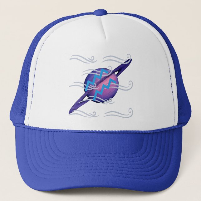 Aquarius Trucker Hat (Front)