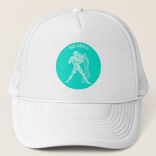 Aquarius Trucker Hat (Front)