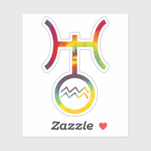 Aquarius Uranus Planetary Symbol Tie Dye Party