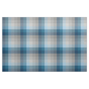 Aquarius Vintage Psychedelic Chequerboard Plaid Fabric