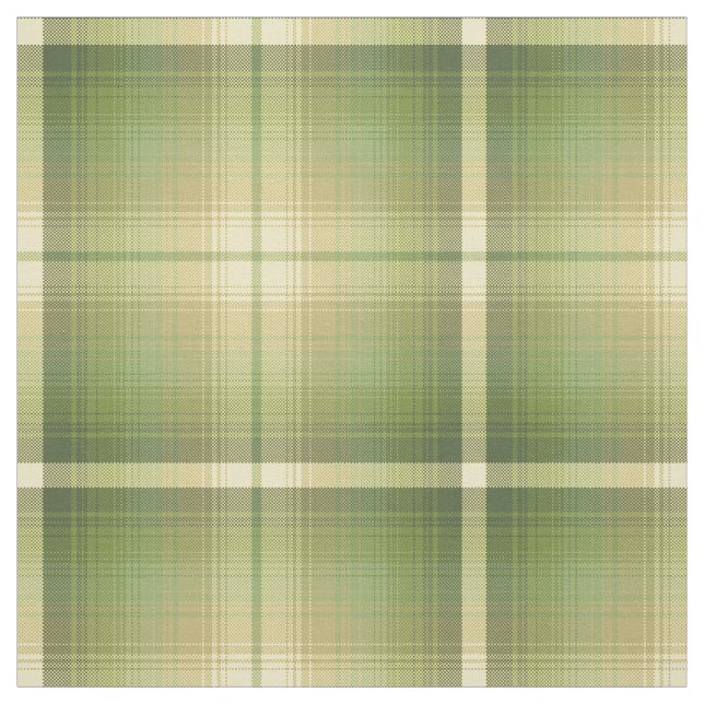 Aquarius Vintage Psychedelic Plaid Fabric (Swatch)