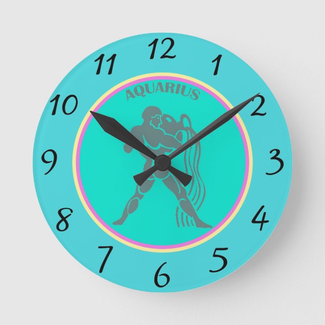 Aquarius Wall Clock (Front)