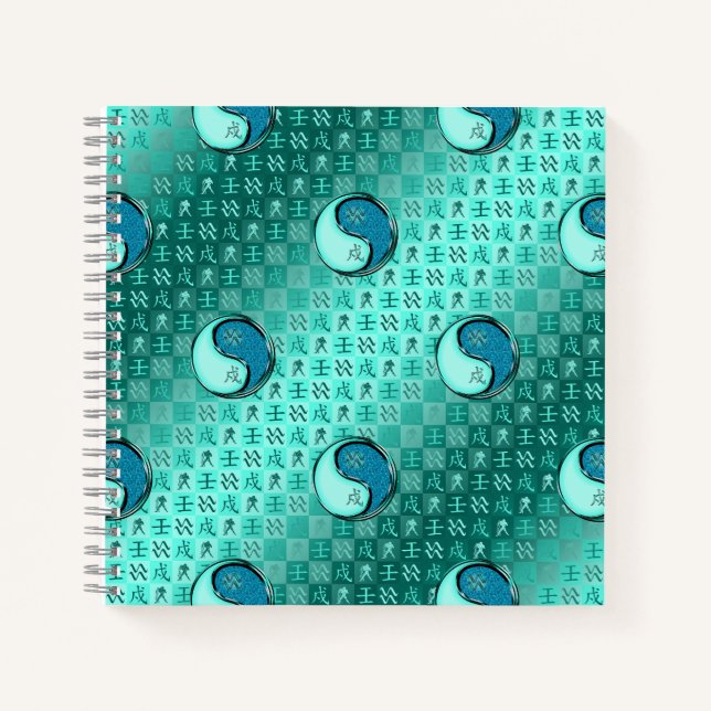 Aquarius & Water Dog Notebook (Front)