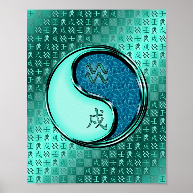 Aquarius & Water Dog Poster (Front)