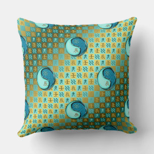 Aquarius & Water Dragon Cushion