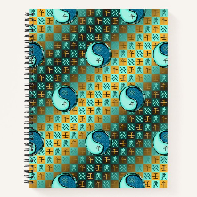 Aquarius & Water Horse Notebook (Front)