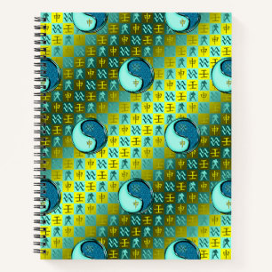 Aquarius & Water Monkey Notebook