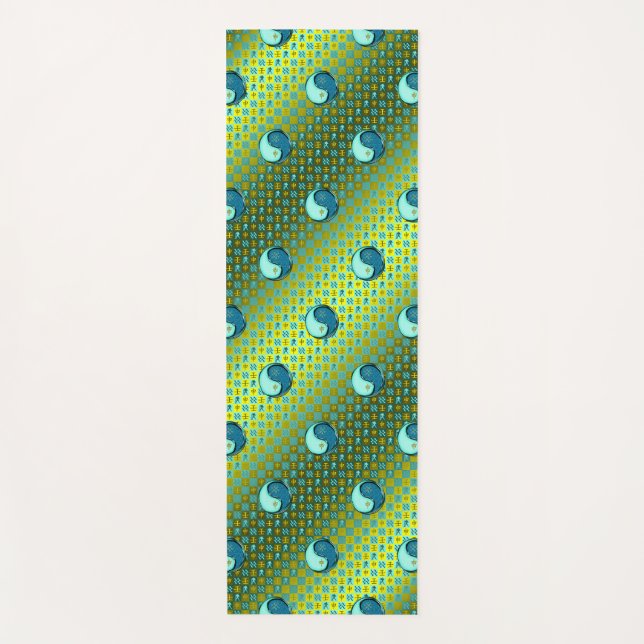 Aquarius & Water Monkey Yoga Mat (Front)