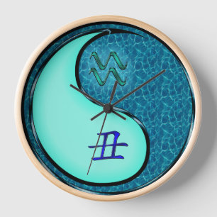 Aquarius & Water Ox Clock