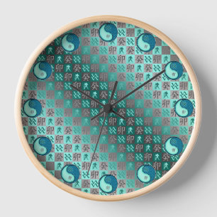 Aquarius & Water Rabbit Clock