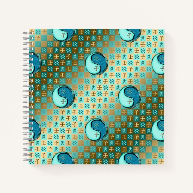 Aquarius & Water Rat Notebook (Front)