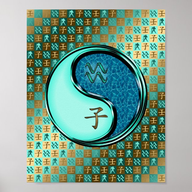 Aquarius & Water Rat Poster (Front)