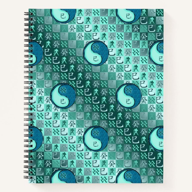 Aquarius & Water Snake Notebook (Front)