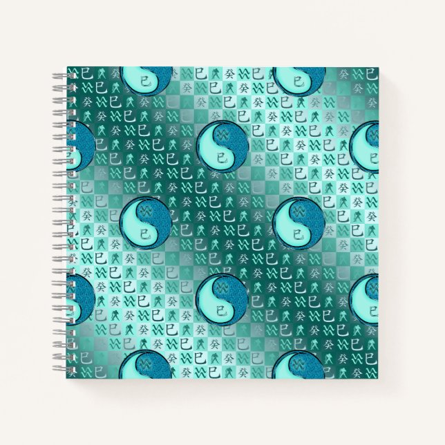 Aquarius & Water Snake Notebook (Front)
