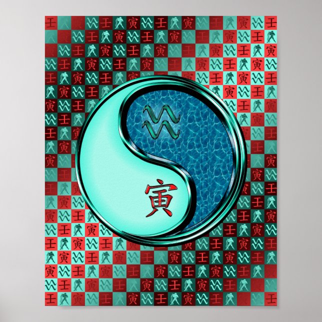Aquarius & Water Tiger Poster (Front)