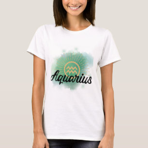Aquarius Watercolor Splash T-Shirt
