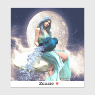 Aquarius – Woman Pouring Water From a Jug