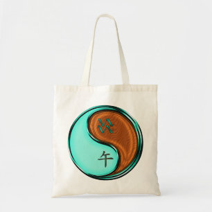 Aquarius & Wood Horse Tote Bag