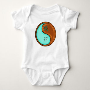 Aquarius & Wood Rabbit Baby Bodysuit