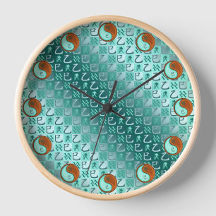 Aquarius & Wood Snake Clock
