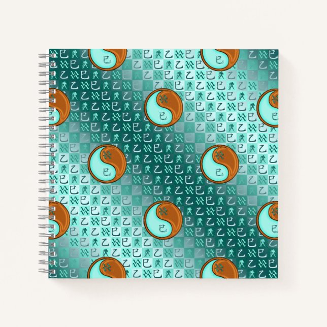 Aquarius & Wood Snake Notebook (Front)