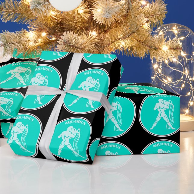 Aquarius Wrapping Paper (Holidays)