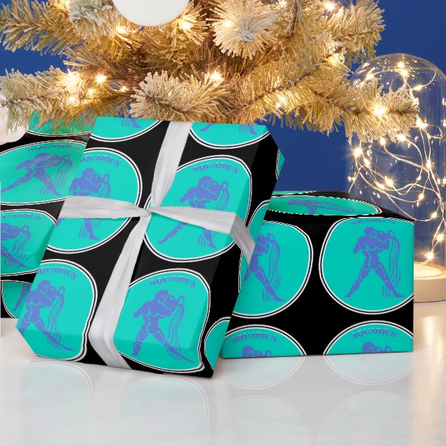 Aquarius Wrapping Paper (Holidays)