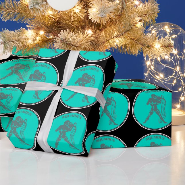 Aquarius Wrapping Paper (Holidays)