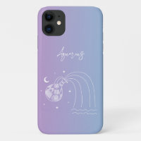 Aquarius zodiac horoscope star sign gradient