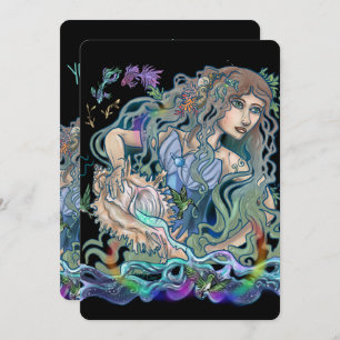 Aquarius Zodiac Invitation