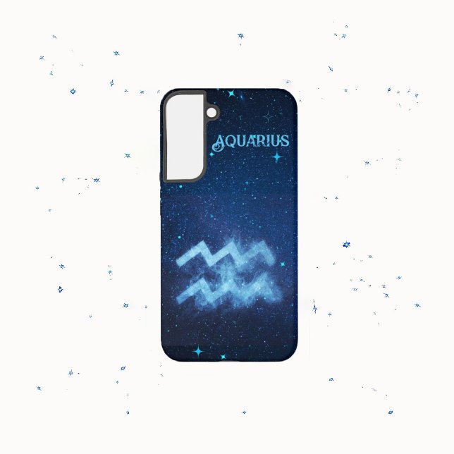 Aquarius Zodiac Samsung Galaxy S22+ Case (Creator Uploaded)