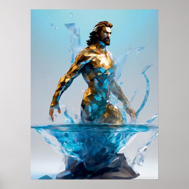 Aquarius Zodiac Sign (Front)