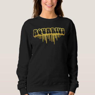 Aquarius Zodiac Sign_5 Sweatshirt