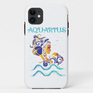 Aquarius Zodiac Sign iPhone 11 Case