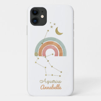 Aquarius Zodiac Sign iPhone 11 Case