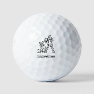 Aquarius Zodiac Sign Golf Balls