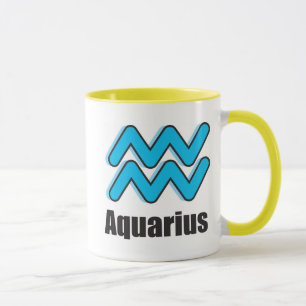 Aquarius Zodiac Sign Mug