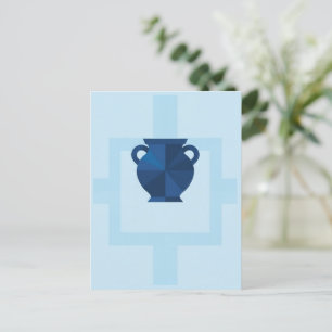Aquarius Zodiac Sign Postcard