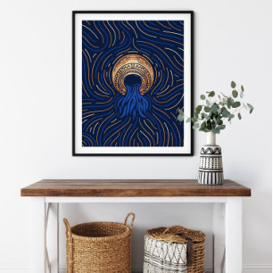 Aquarius Zodiac Sign   Zodiac Digital Print