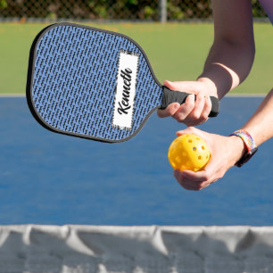 Aquarius Zodiac Symbol Standard by Kenneth Yoncich Pickleball Paddle