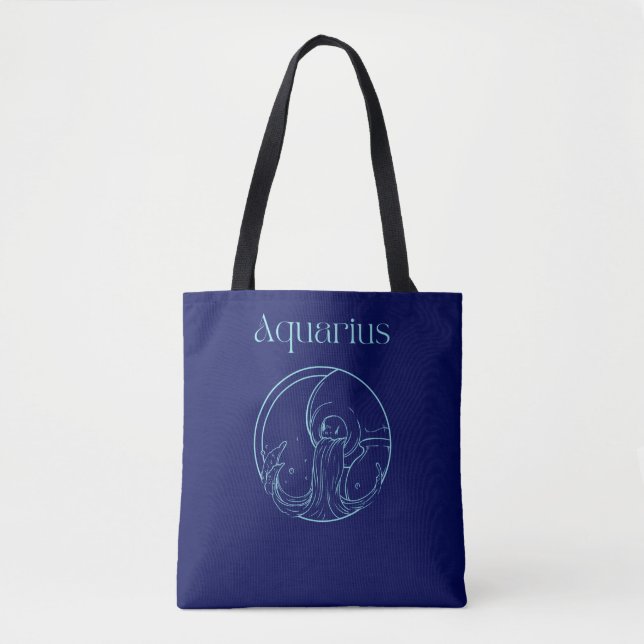 Aquarius Zodiac  Tote Bag (Front)