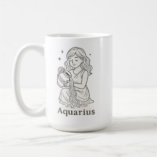 Aquarius Zodiac Woman  Coffee Mug
