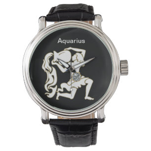 Aquarius Zodiac Wrist Watch